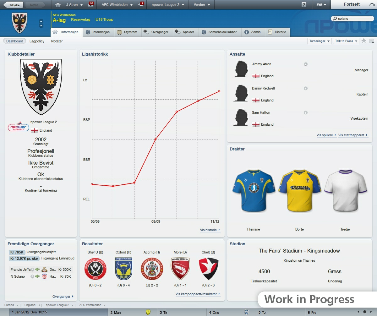 Football Manager 2012 - Imagen 14